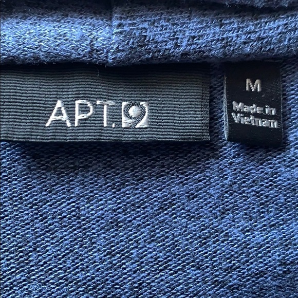 Blue Lightweight Split Back Cardigan - Picture 3 of 5